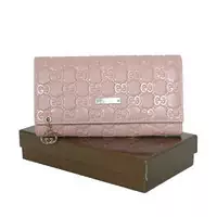 gucci donne portafoglio -262-pression-fleurs-rosa